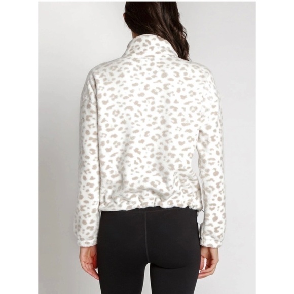 Thread & Supply X Stitch Fix Calista Leopard Half-Zip Fleece Jacket NWT - Picture 13 of 13